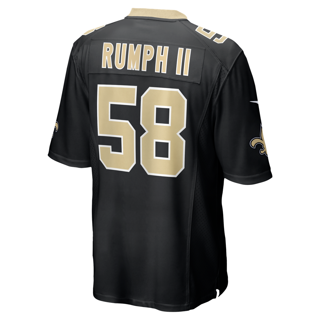 Men's New Orleans Saints Chris Rumph II Nike  Black Team Game Jersey