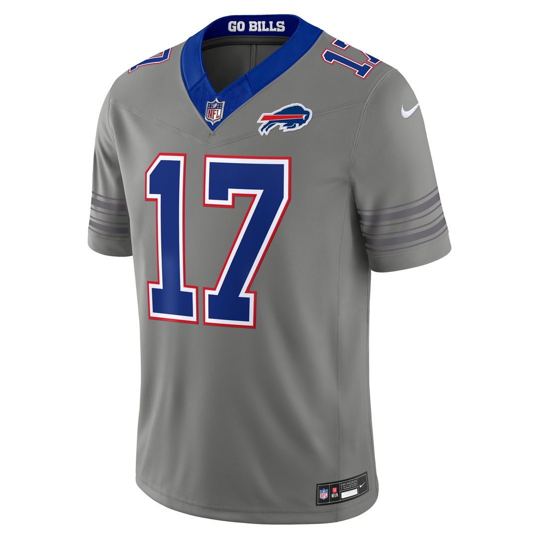 Men's Buffalo Bills Josh Allen Nike Red Alternate Vapor F.U.S.E. Stitched Limited Jersey