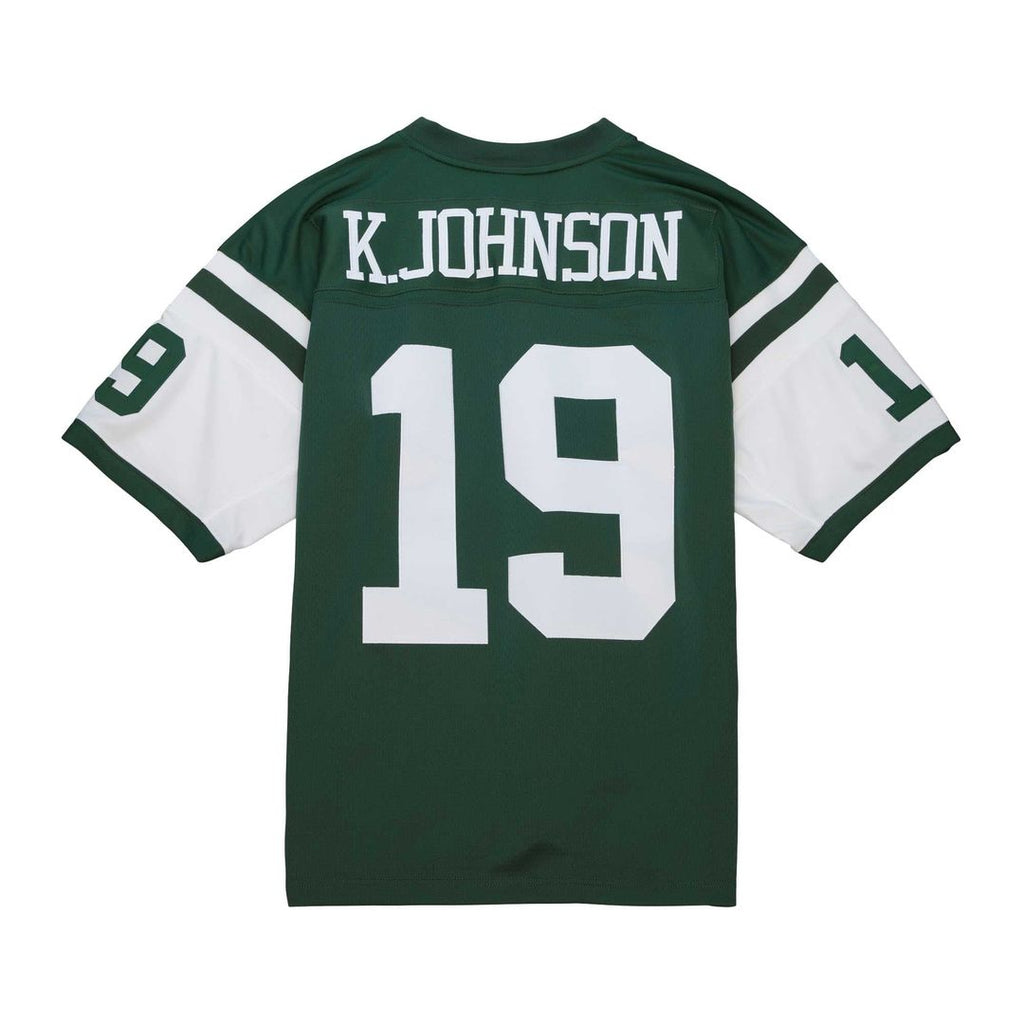 Men's New York Jets Keyshawn Johnson Mitchell & Ness Kelly Green Legacy Replica Jersey