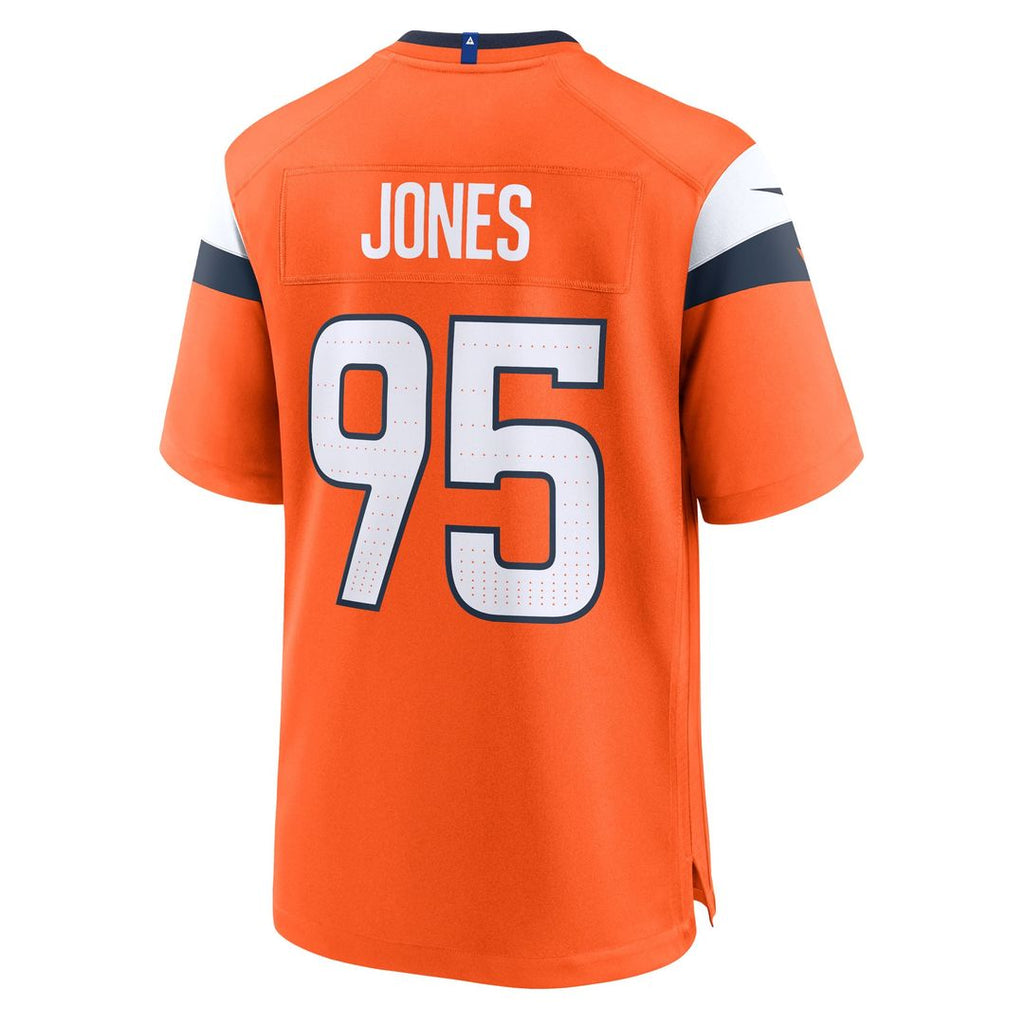Men's Denver Broncos Sai'vion Jones Nike  Orange Team Game Jersey