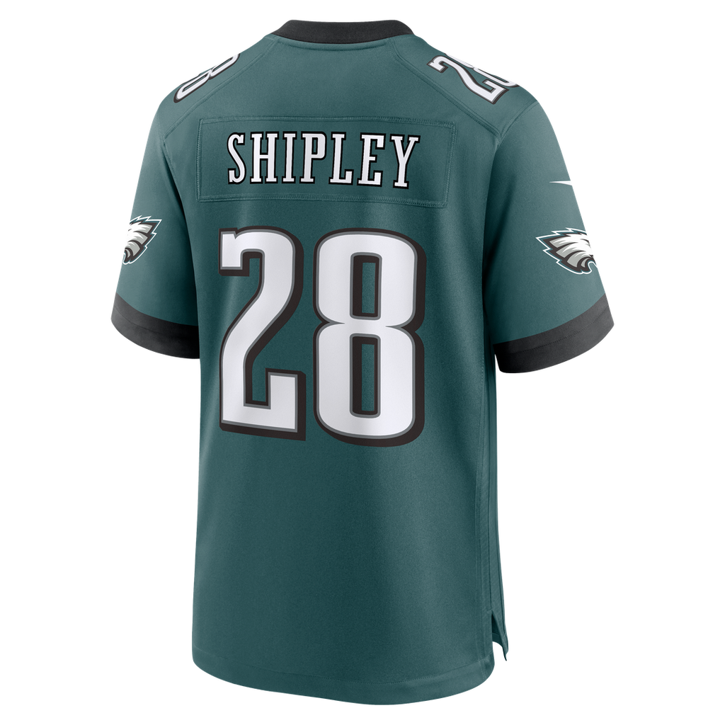 Men's Philadelphia Eagles Will Shipley Nike  Midnight Green Team Game Jersey
