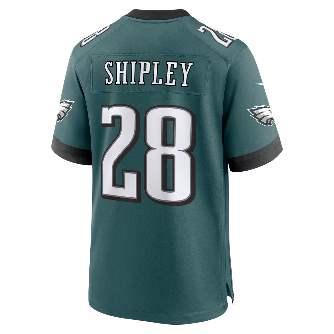 Men's Philadelphia Eagles Will Shipley Nike  Midnight Green Team Game Jersey