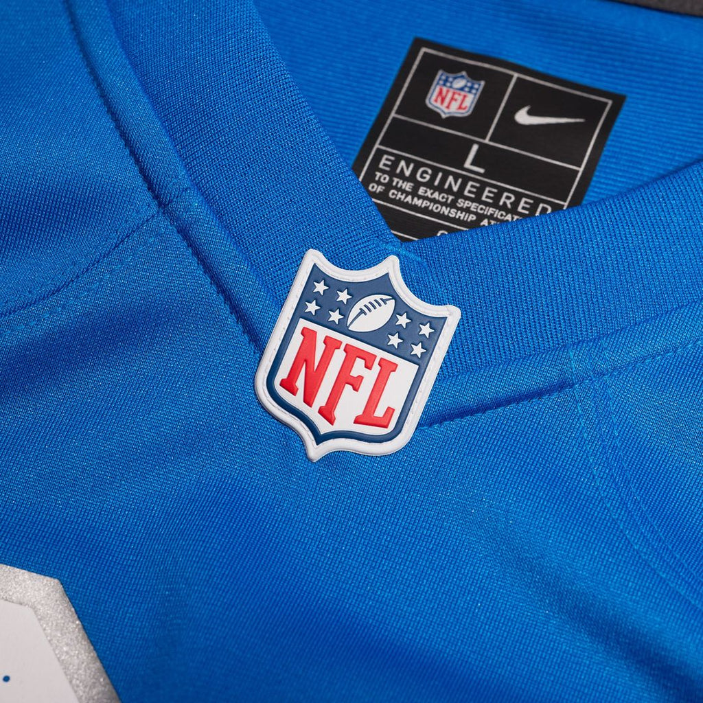Men's Detroit Lions Brock Wright Nike  Blue Team Game Jersey