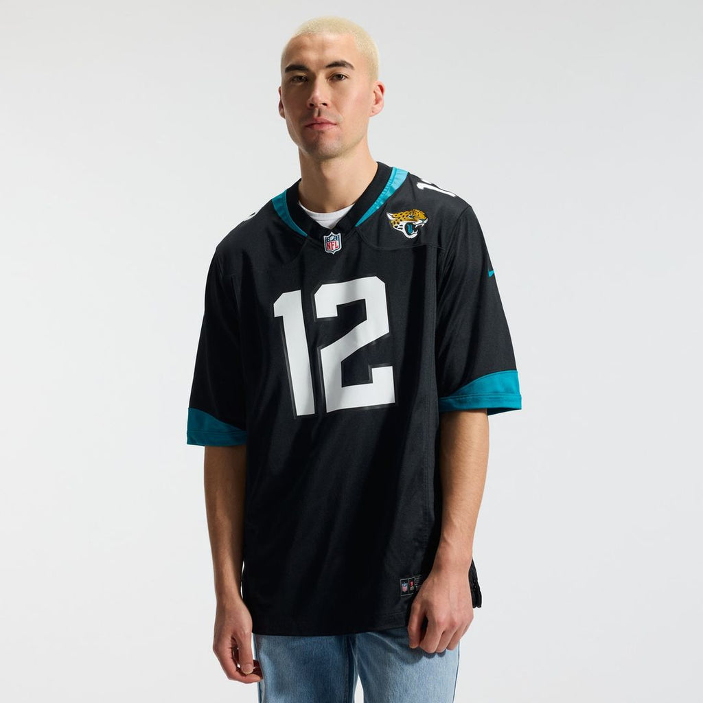 Men's Jacksonville Jaguars Travis Hunter Nike Black Alternate Game Jersey