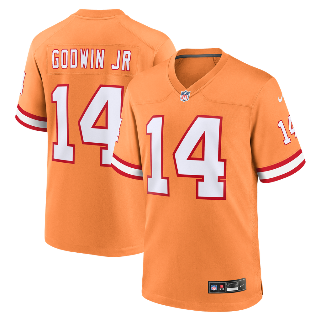 Men's Tampa Bay Buccaneers Chris Godwin Jr. Nike Orange Alternate Game Player Jersey