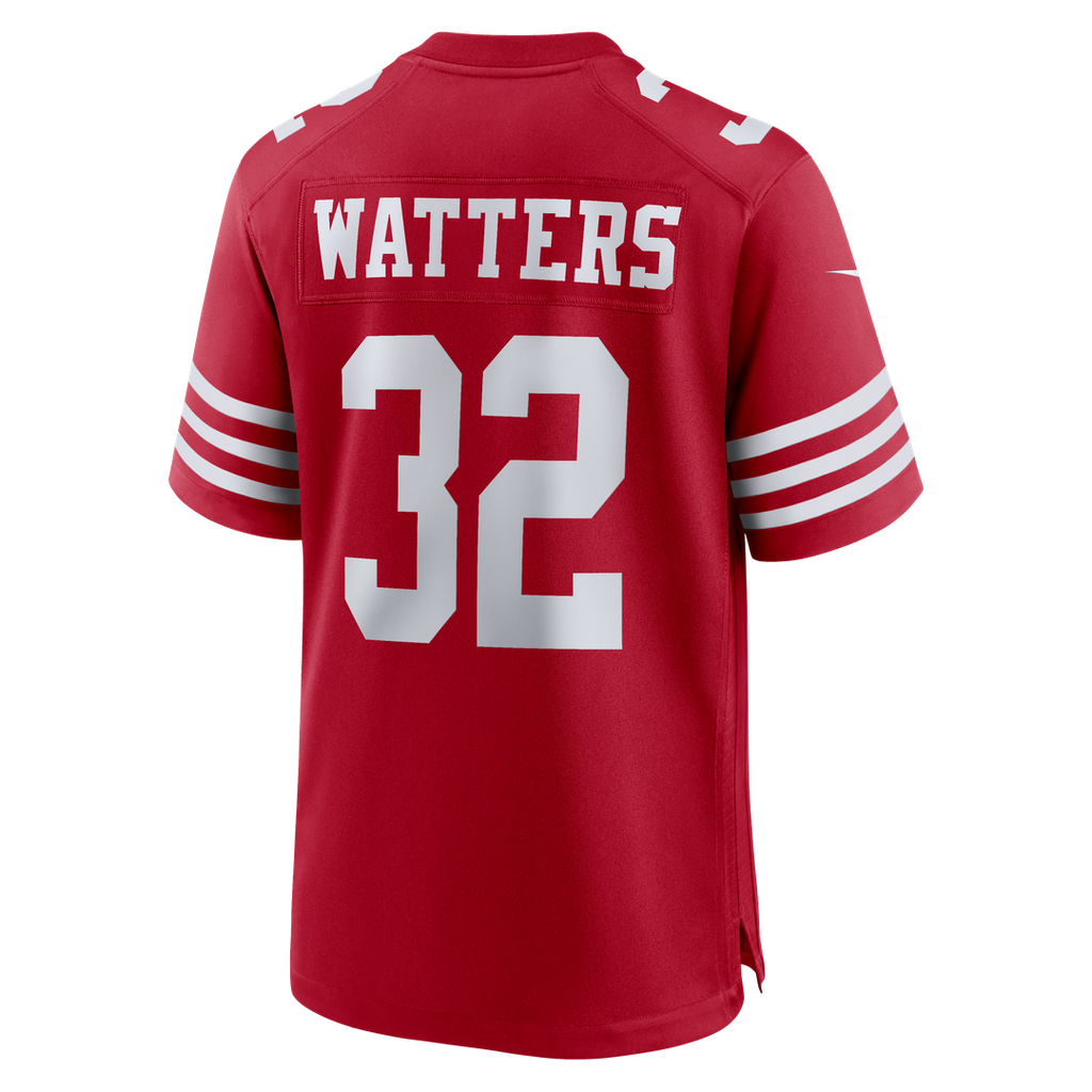 Men's San Francisco 49ers Ricky Watters Nike Scarlet Retired Player Game Jersey