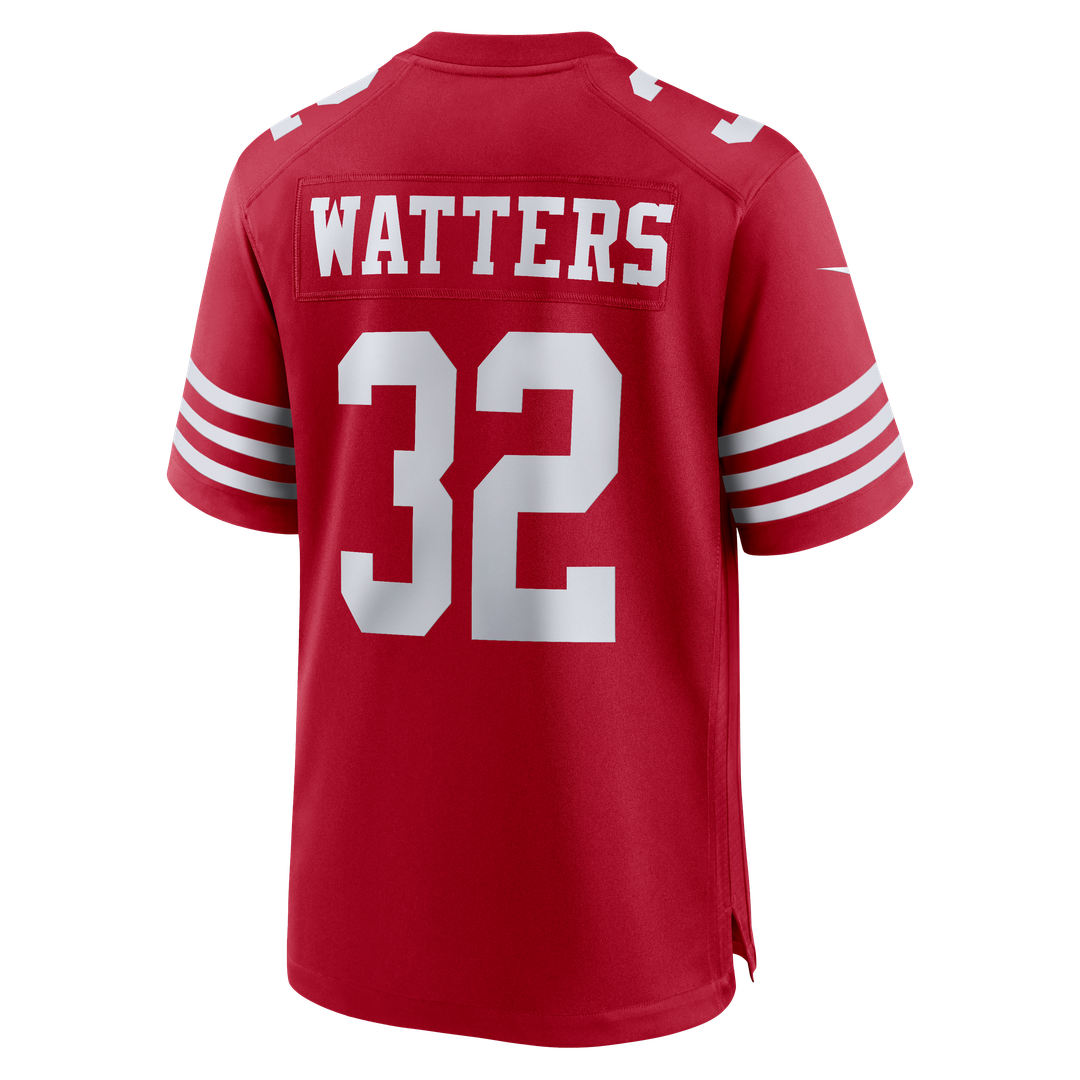 Men's San Francisco 49ers Ricky Watters Nike Scarlet Retired Player Game Jersey