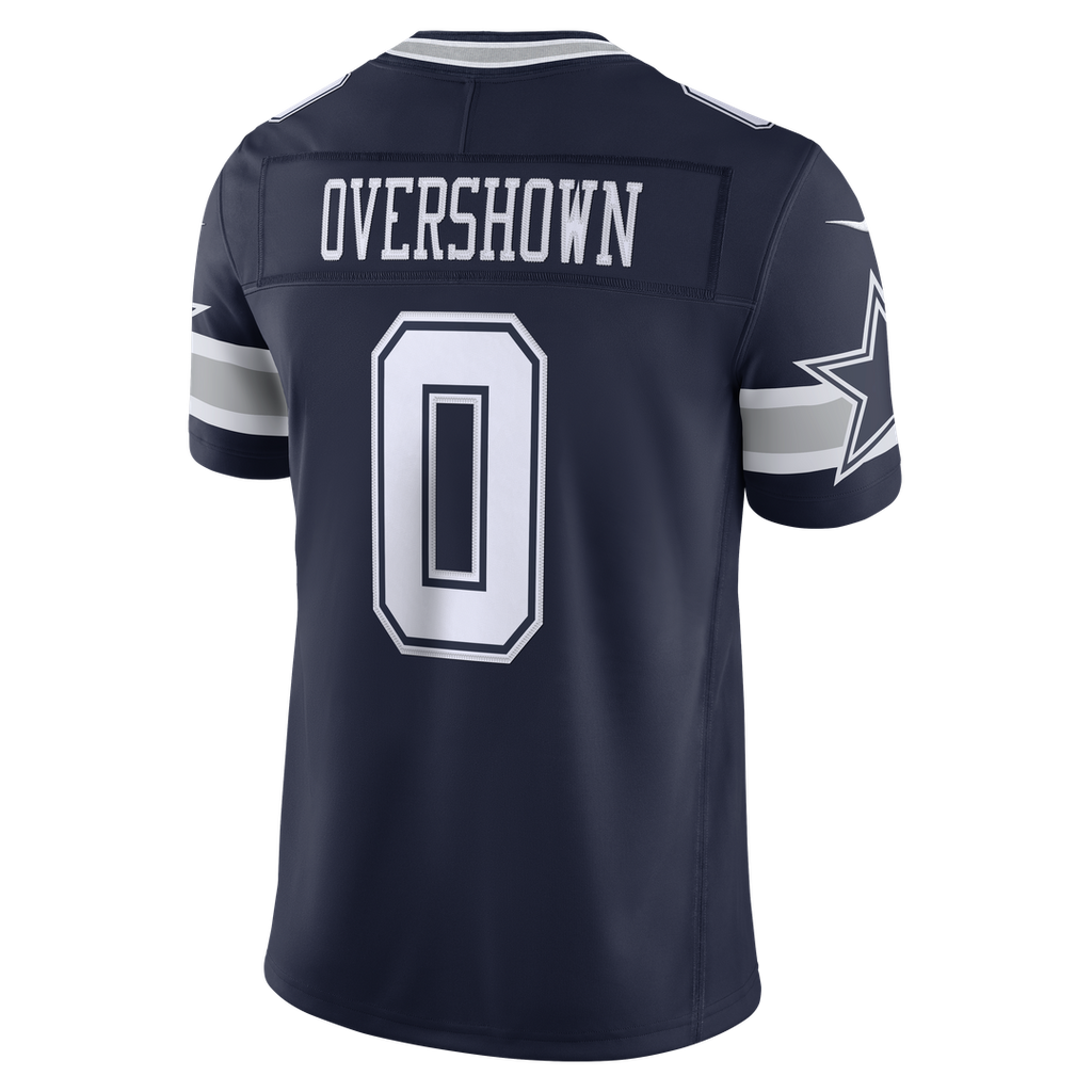 Men's Dallas Cowboys DeMarvion Overshown Nike Navy Team Vapor F.U.S.E. Stitched Limited Jersey