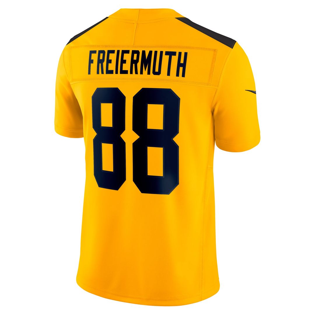 Men's Pittsburgh Steelers Pat Freiermuth Nike Gold Alternate Vapor F.U.S.E. Limited Jersey