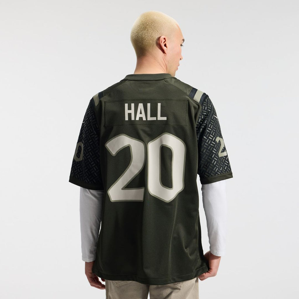 Men's New York Jets Breece Hall Nike Green Rivalries Collection Game Jersey
