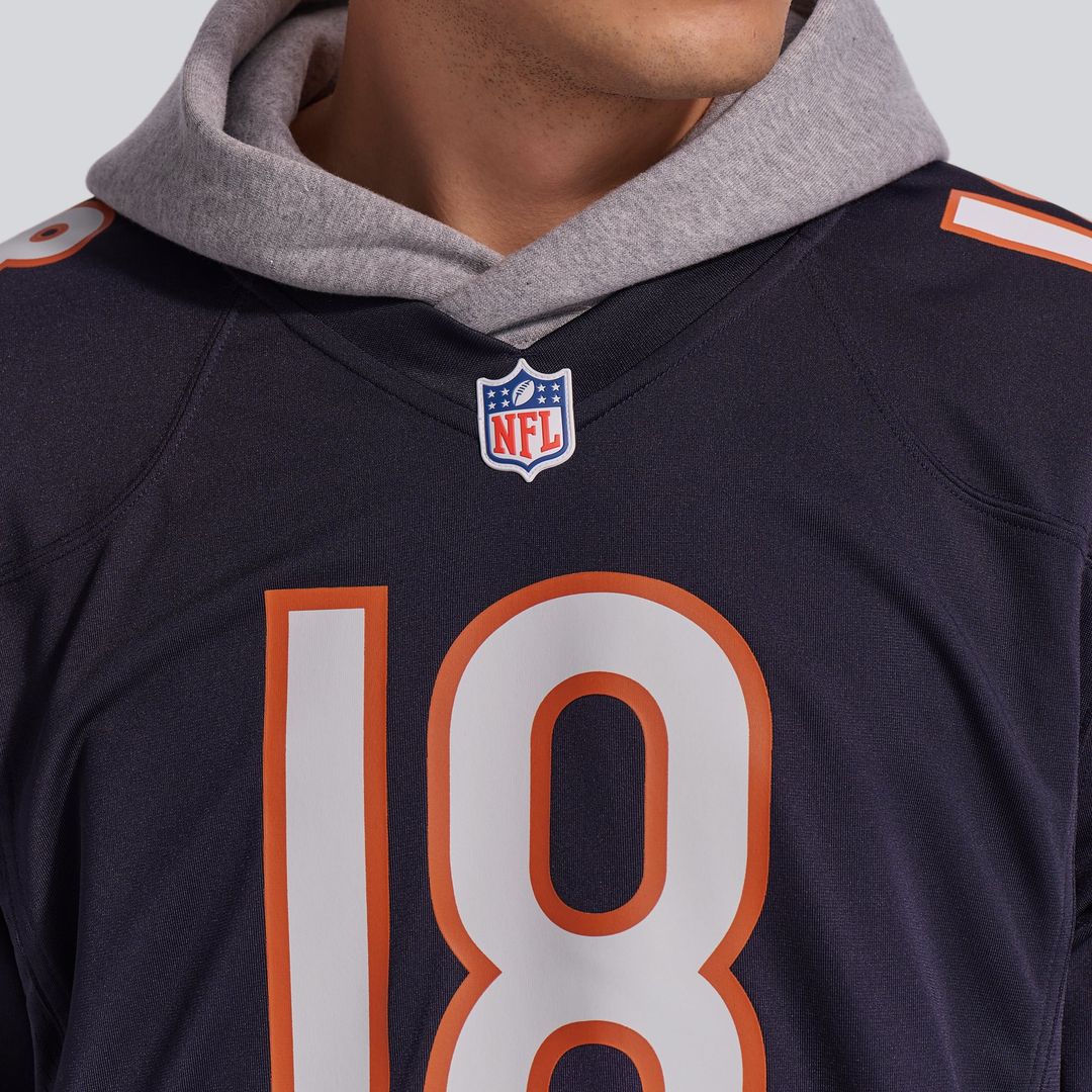 Men's Chicago Bears Caleb Williams Nike Navy  Player Game Jersey