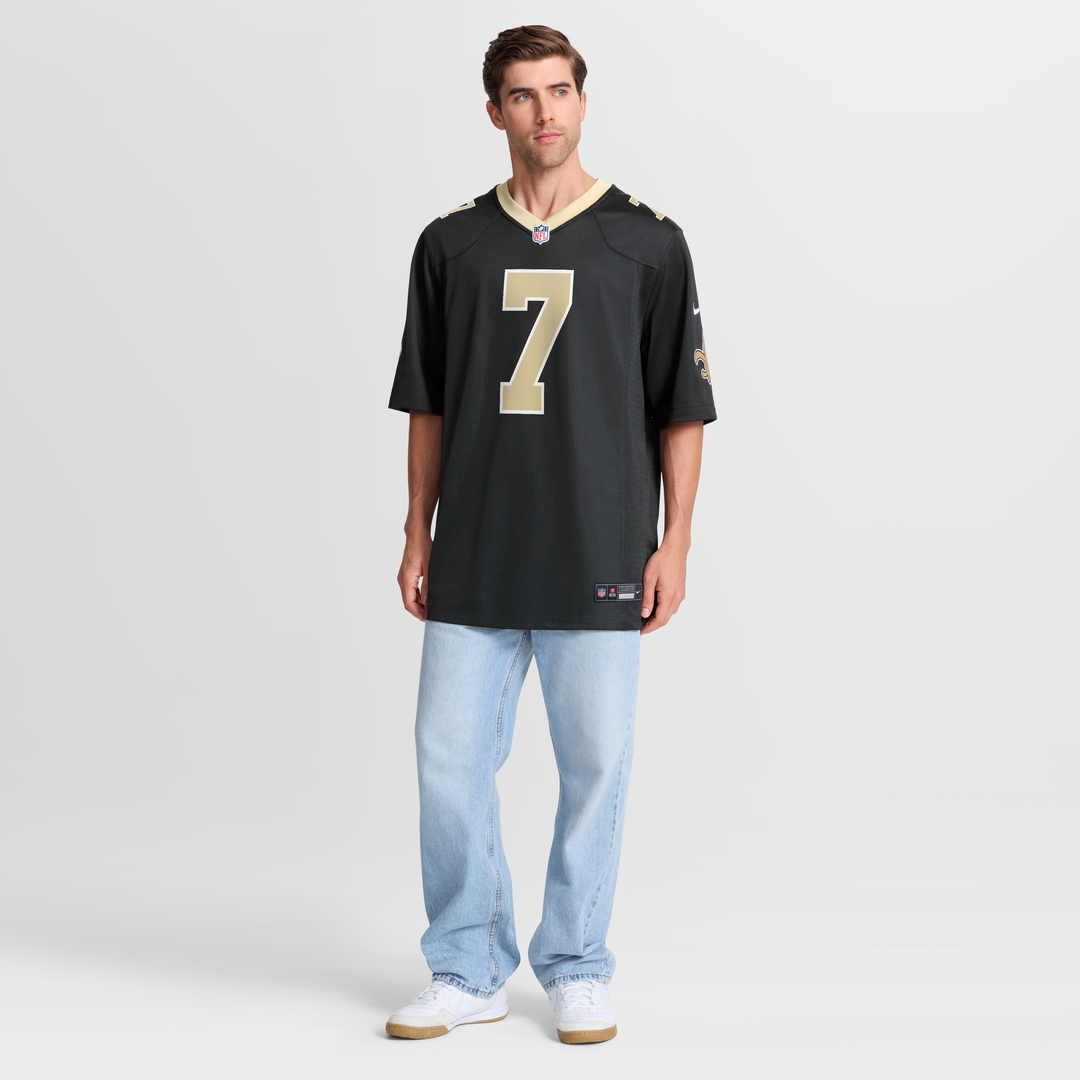 Men's New Orleans Saints Morten Andersen Nike Black Game Retired Player Jersey