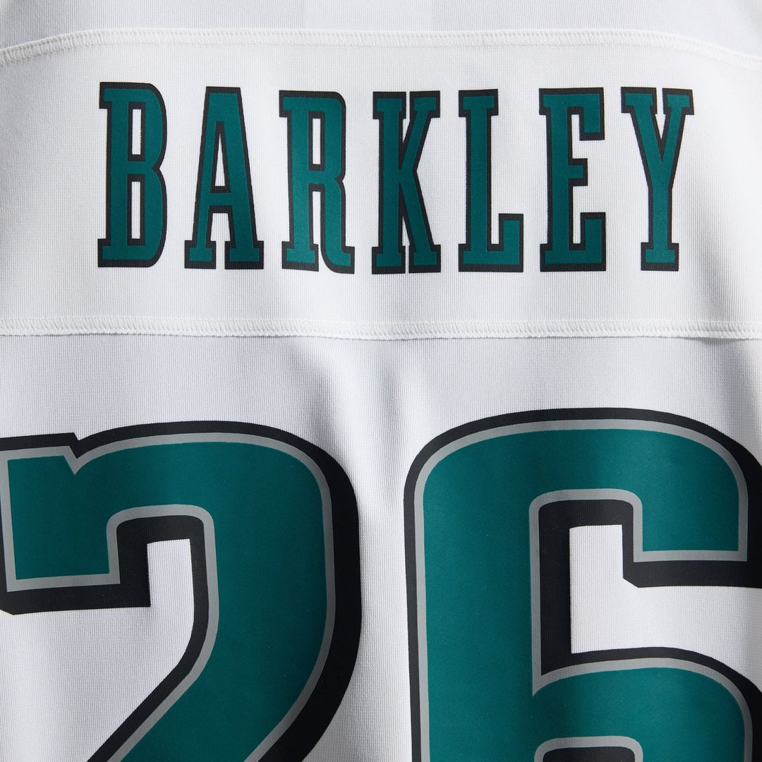 Men's Philadelphia Eagles Saquon Barkley Nike  Kelly Green Alternate Game Jersey