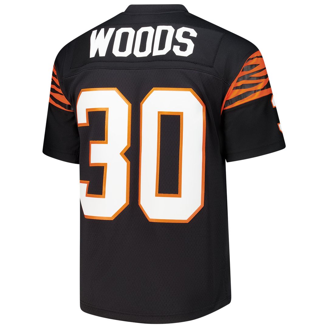 Men's Cincinnati Bengals Ickey Woods Mitchell & Ness Black 1988 Legacy Replica Jersey