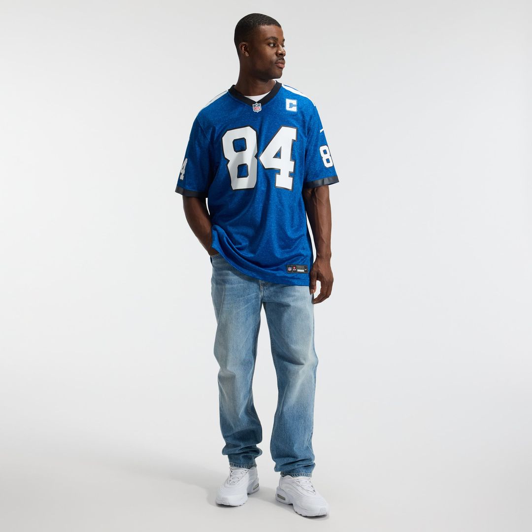 Men's Indianapolis Colts Tyler Warren Nike  Heather Royal Alternate 2 Indiana Nights Game Jersey