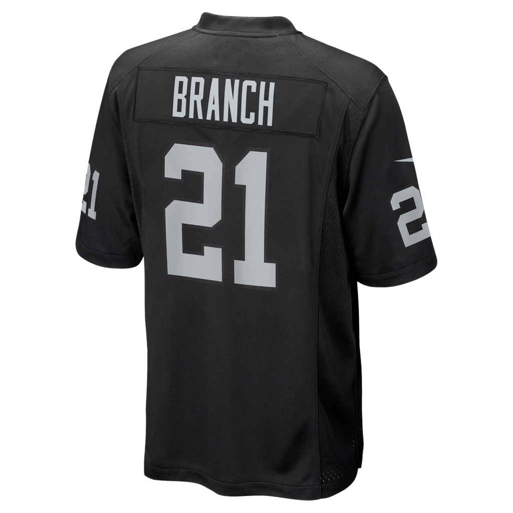 Men's Las Vegas Raiders Cliff Branch Nike Black Retired Player Game Jersey