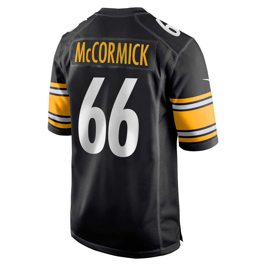 Men's Pittsburgh Steelers Mason McCormick Nike  Black  Game Jersey
