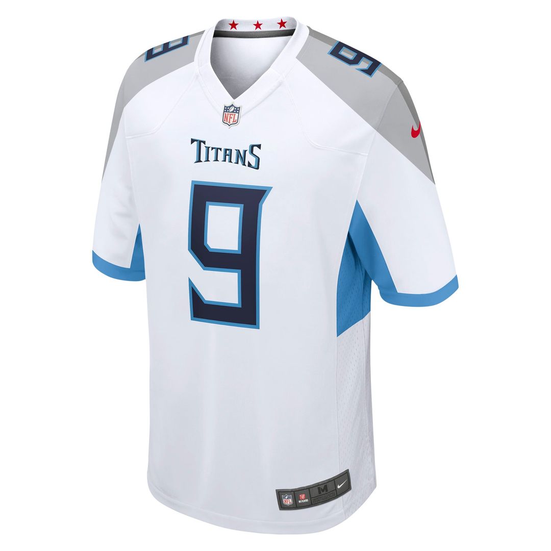 Men's Tennessee Titans Steve McNair Nike White Retired Player Game Jersey