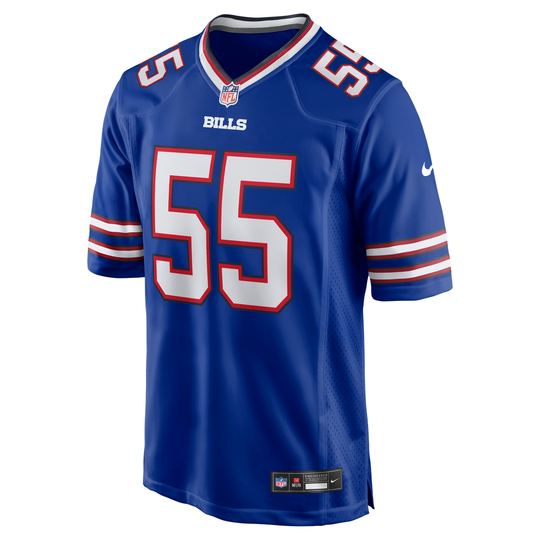 Men's Buffalo Bills Michael Hoecht Nike  Royal Team Game Jersey