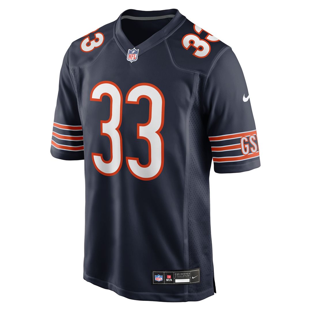 Men's Chicago Bears Jaylon Jones Nike  Navy Team Game Jersey
