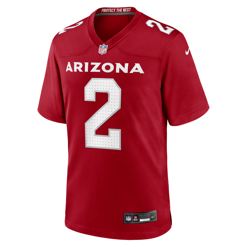 Men's Arizona Cardinals Will Johnson Nike  Cardinal Team Game Jersey