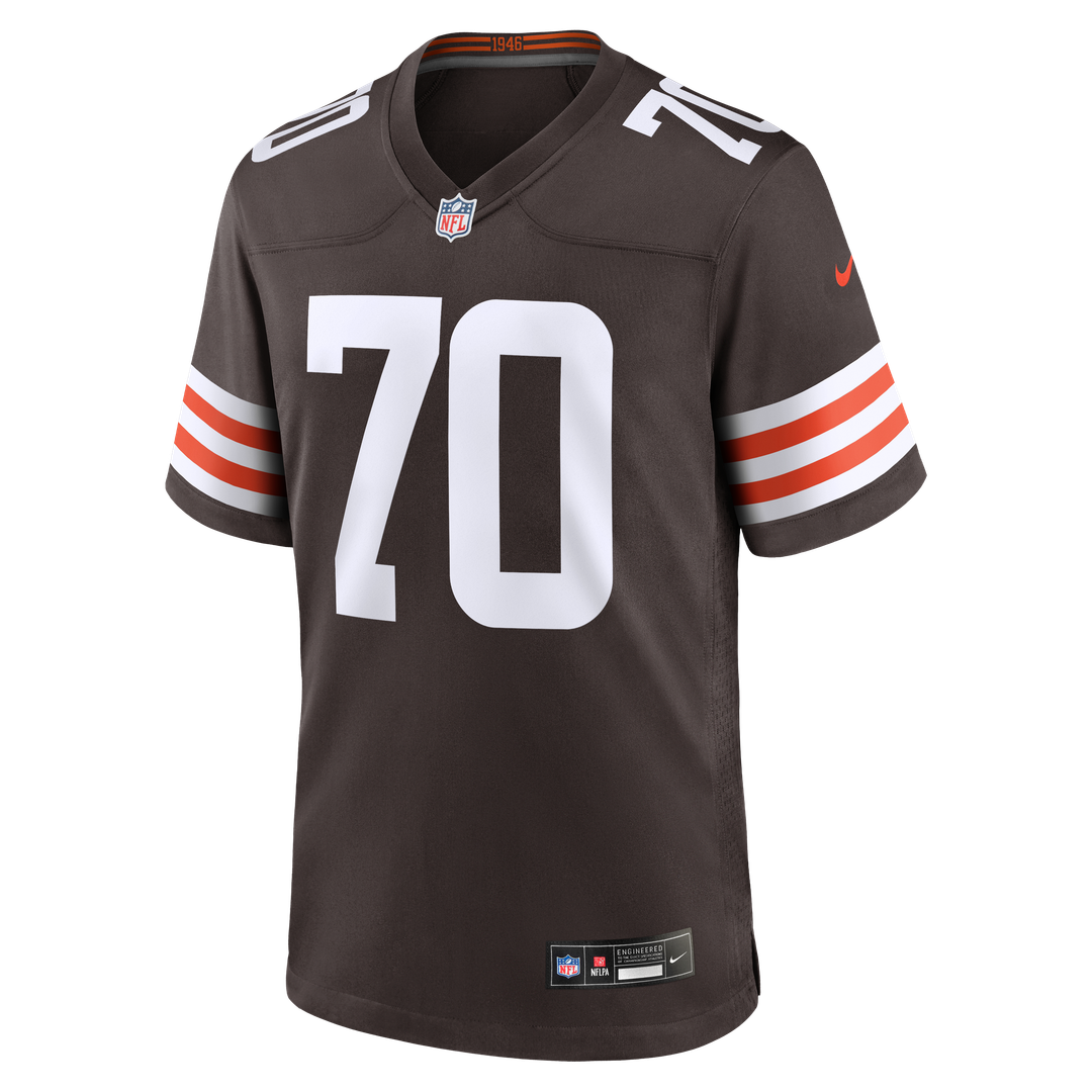 Men's Cleveland Browns Zak Zinter Nike  Brown Team Game Jersey