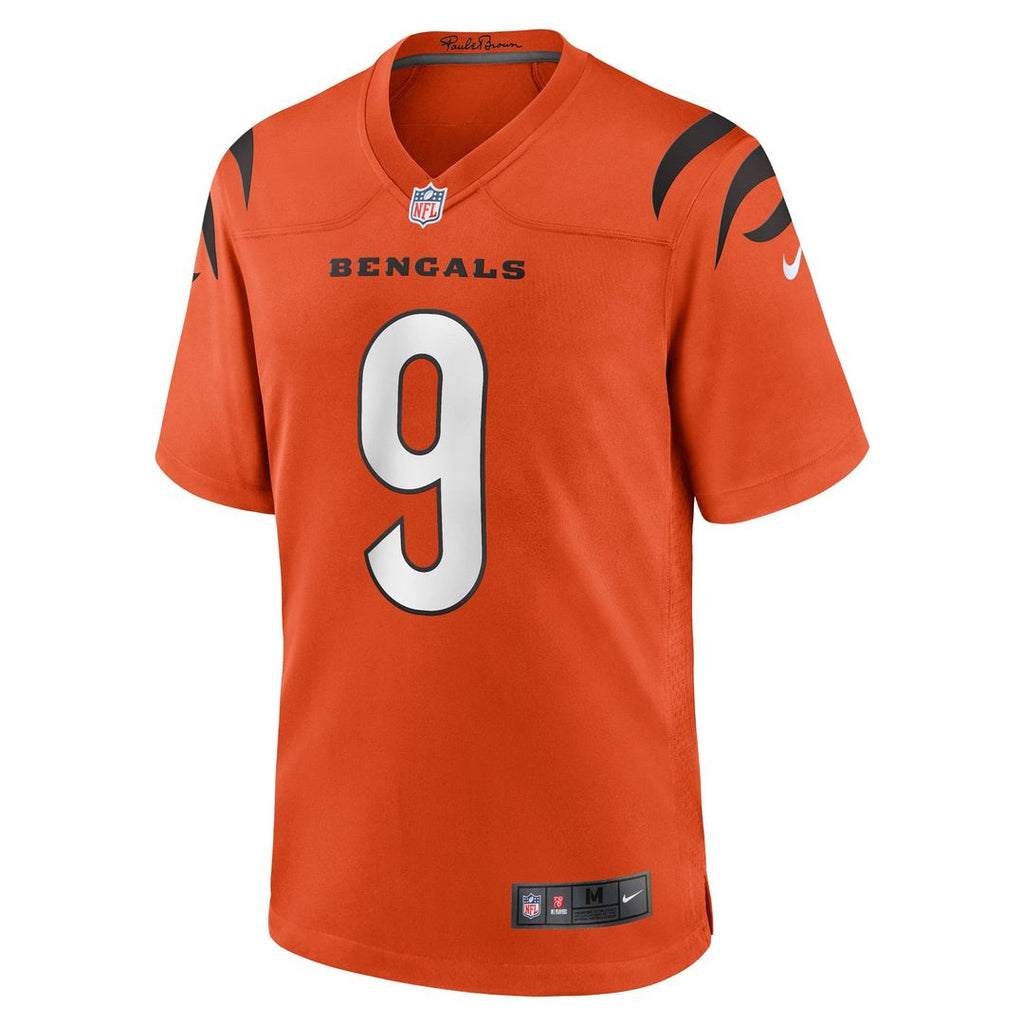 Men's Cincinnati Bengals Joe Burrow Nike Orange Alternate  Game Jersey