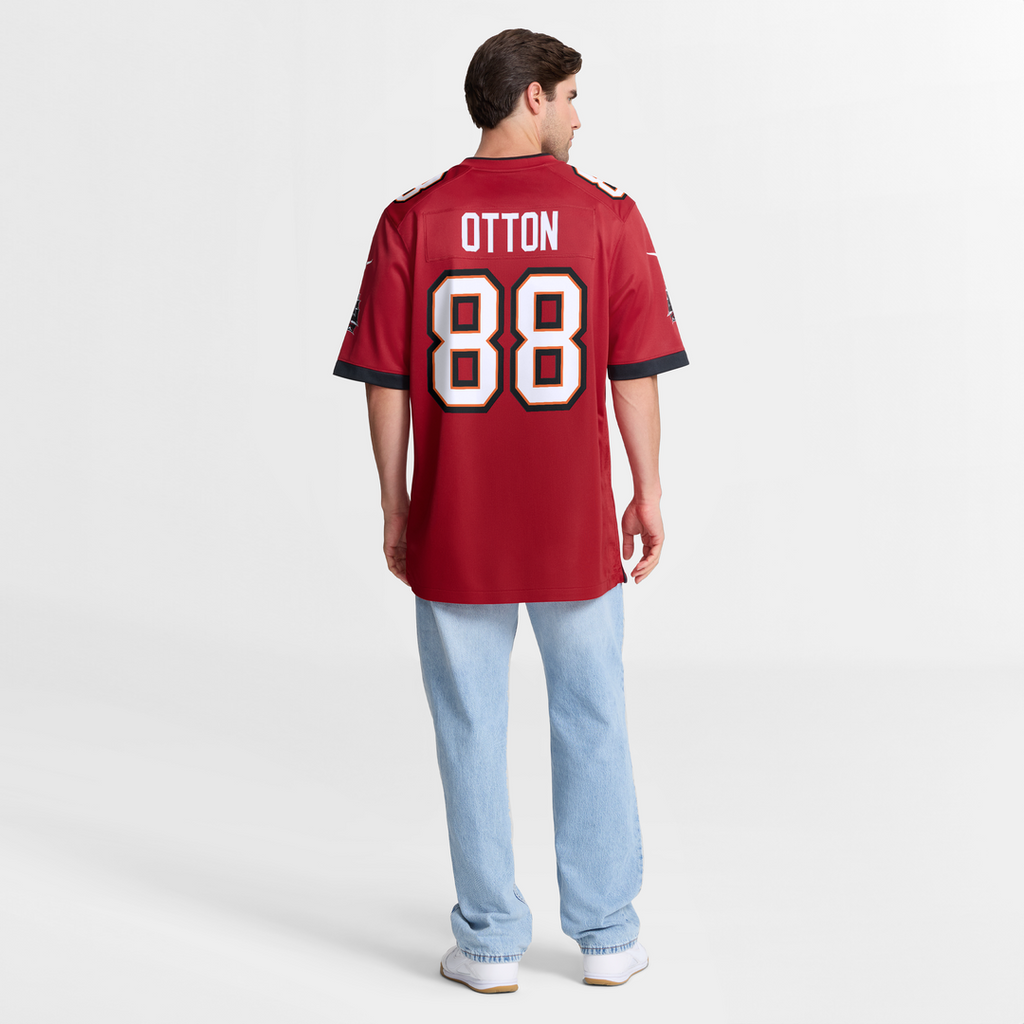 Men's Tampa Bay Buccaneers Cade Otton Nike Red Game Player Jersey