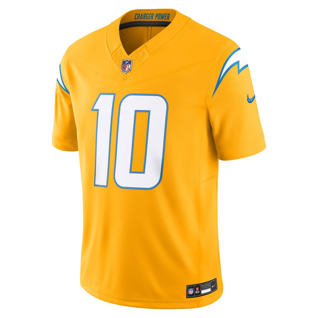Men's Los Angeles Chargers Justin Herbert Nike Royal Vapor F.U.S.E. Limited Jersey
