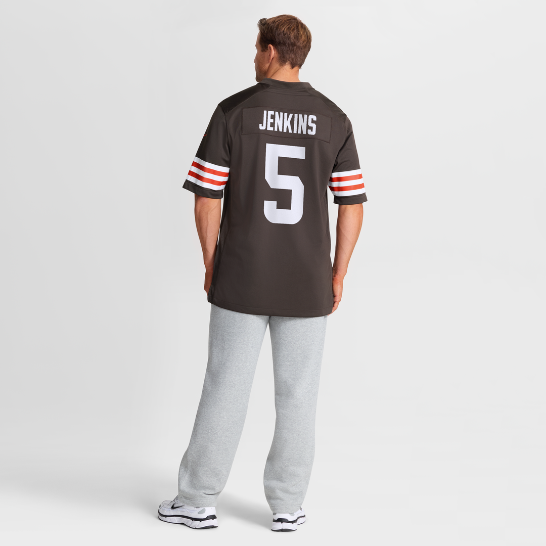 Men's Cleveland Browns Rayshawn Jenkins Nike  Brown Team Game Jersey