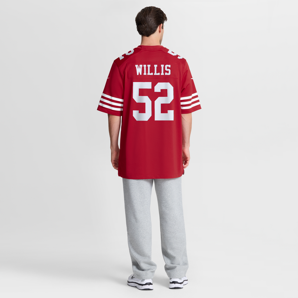 Men's San Francisco 49ers Patrick Willis Nike Scarlet Retired Player Game Jersey
