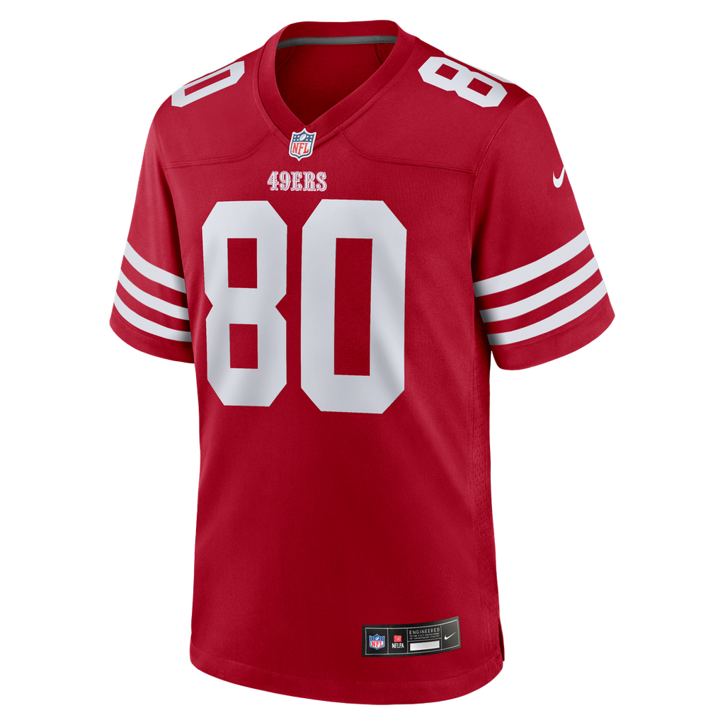Men's San Francisco 49ers Jerry Rice Nike Scarlet Retired Team Player Game Jersey