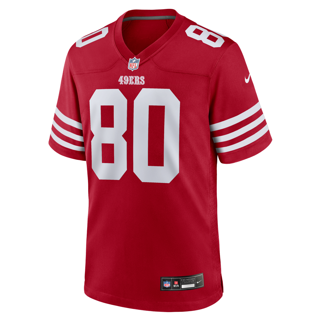 Men's San Francisco 49ers Jerry Rice Nike Scarlet Retired Team Player Game Jersey