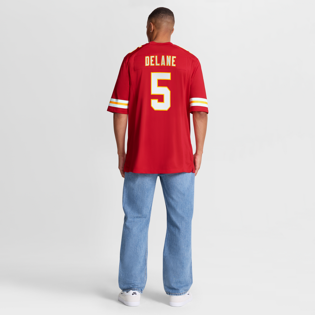 Men's Kansas City Chiefs Mansoor Delane Nike White Game Jersey
