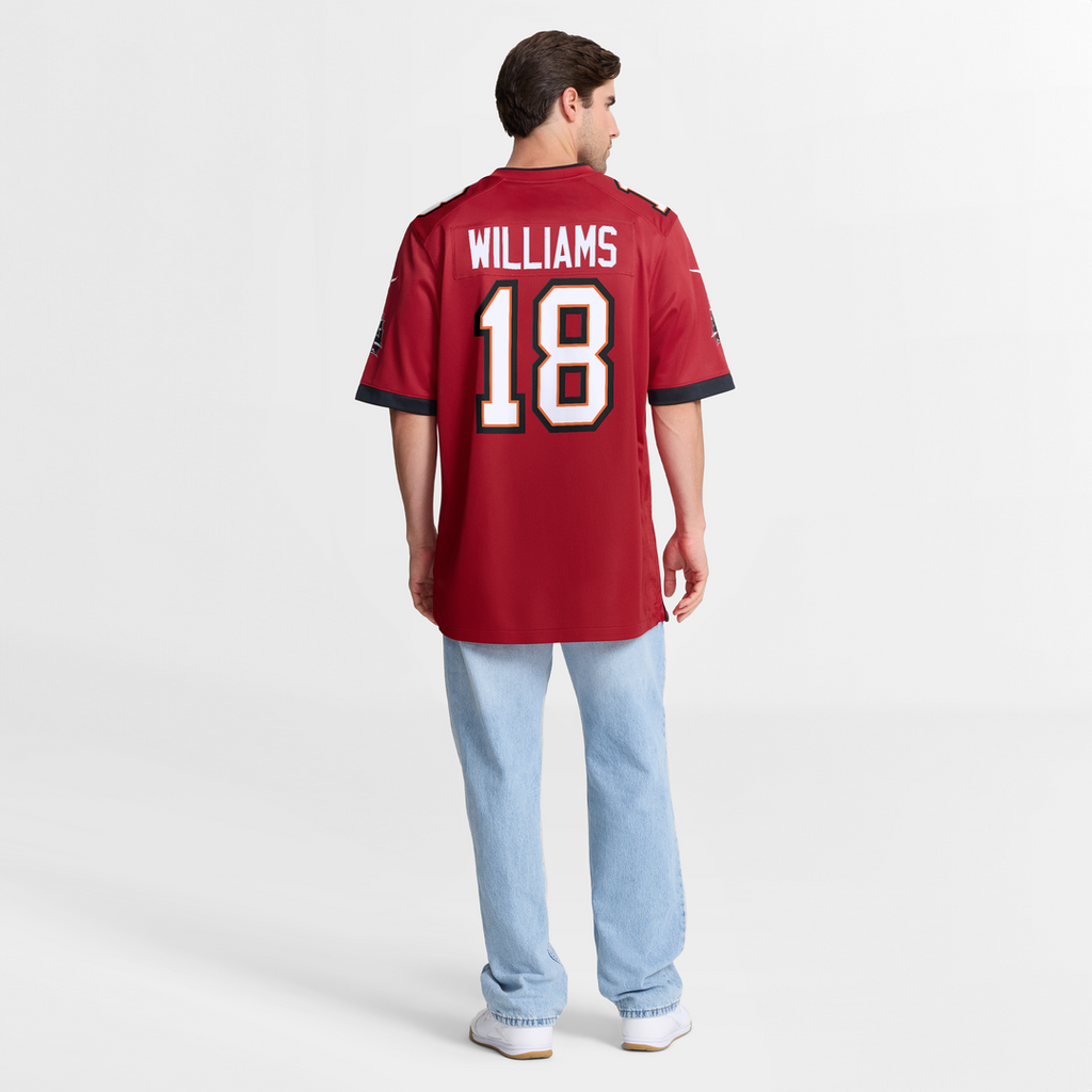 Men's Tampa Bay Buccaneers Josh Williams Nike  Red Team Game Jersey