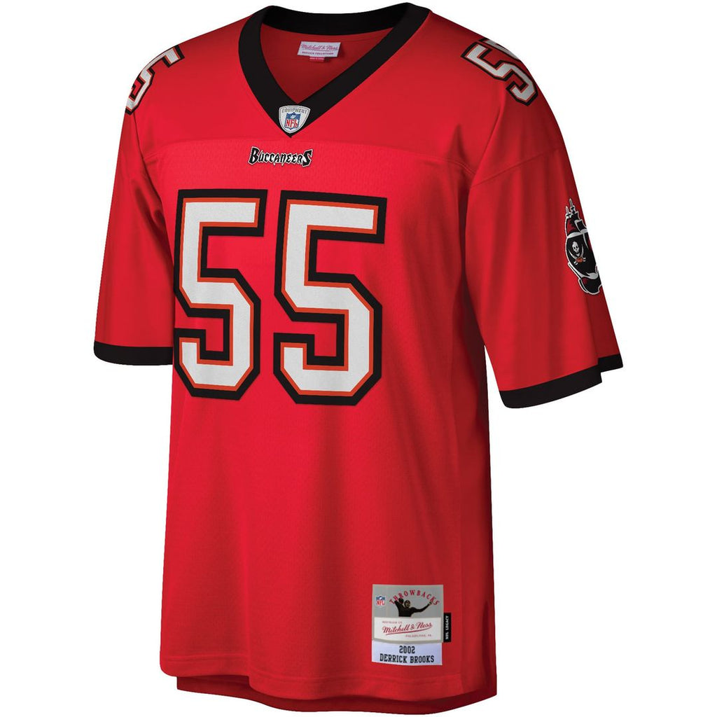 Men's Tampa Bay Buccaneers Derrick Brooks Mitchell & Ness Orange Legacy Replica Jersey