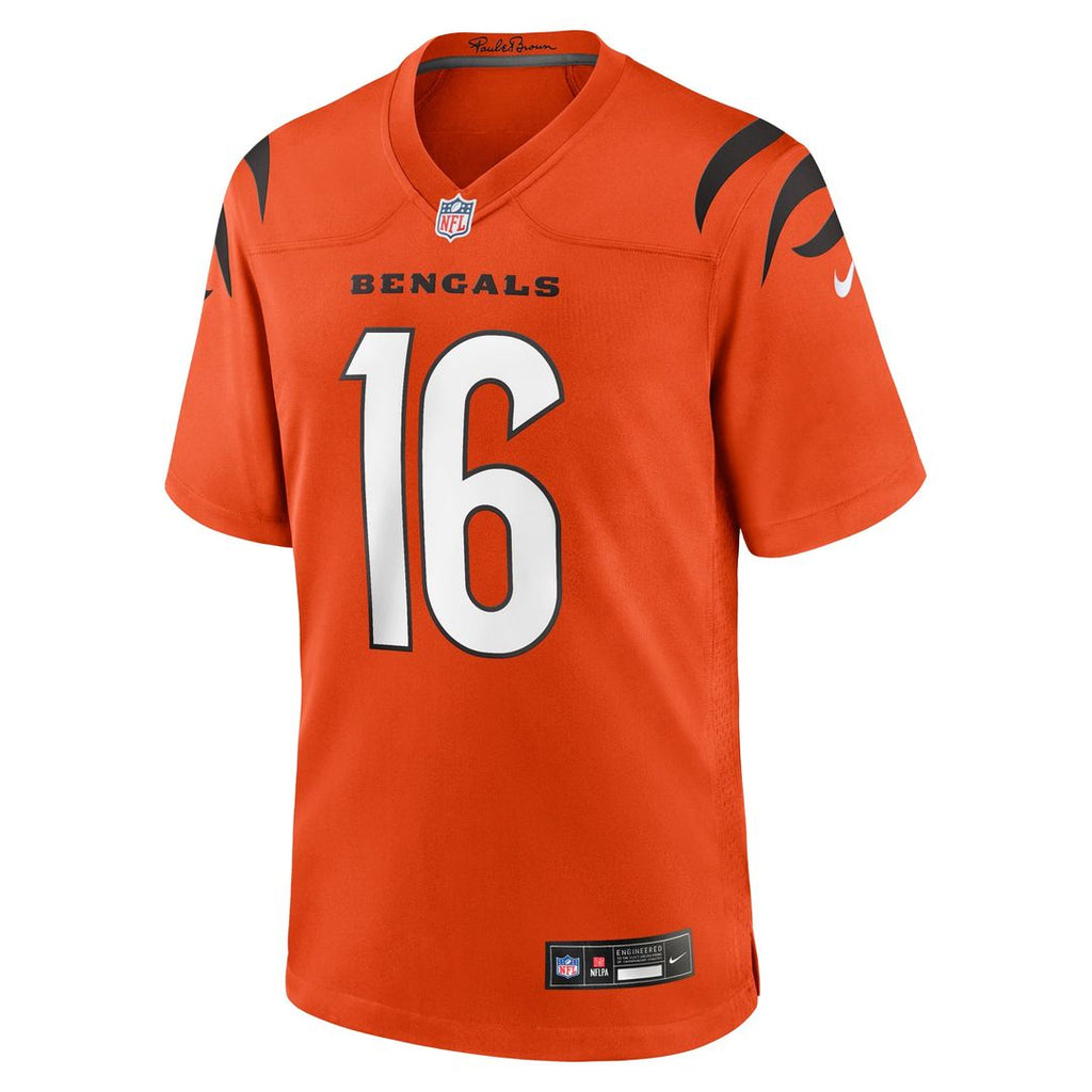 Men's Cincinnati Bengals Joe Flacco Nike  White Game Jersey