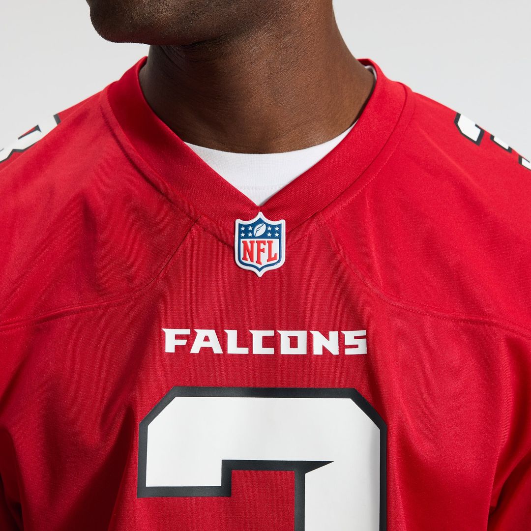 Men's Atlanta Falcons Jessie Bates III Nike White Game Jersey