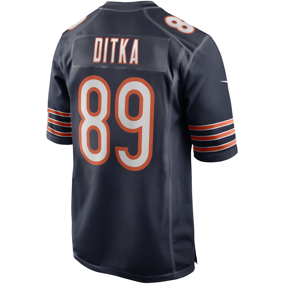 Men's Chicago Bears Mike Ditka Nike White Retired Player Game Jersey
