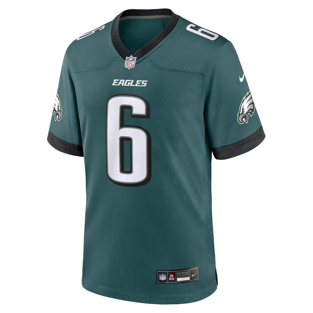 Men's Philadelphia Eagles DeVonta Smith Nike Midnight Green Player Game Jersey