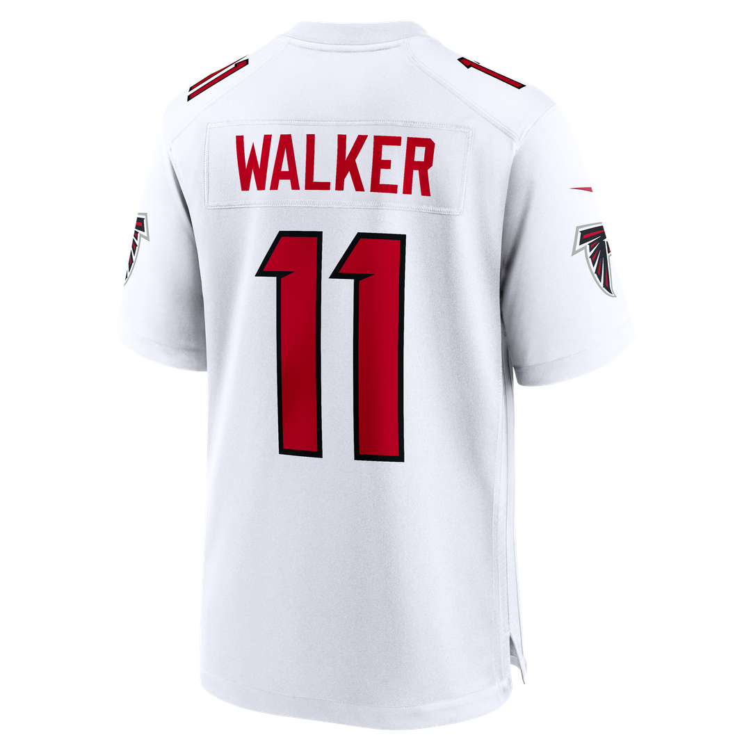Men's Atlanta Falcons Jalon Walker Nike White Game Jersey