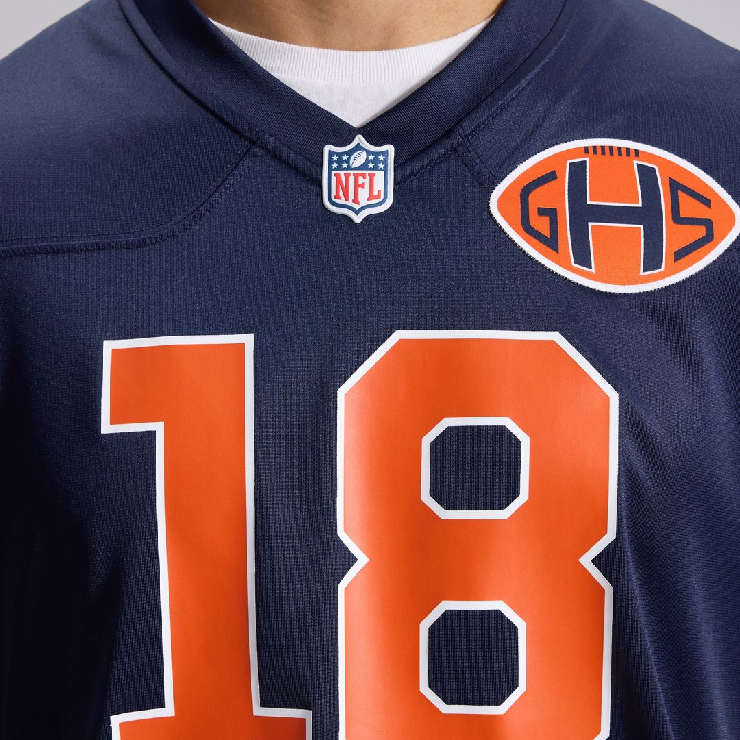 Men's Chicago Bears Caleb Williams Nike Navy 2026 Rivalries Collection Game Jersey