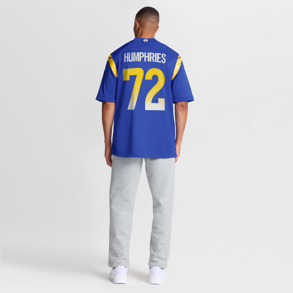 Men's Los Angeles Rams D.J. Humphries Nike  Royal Team Game Jersey
