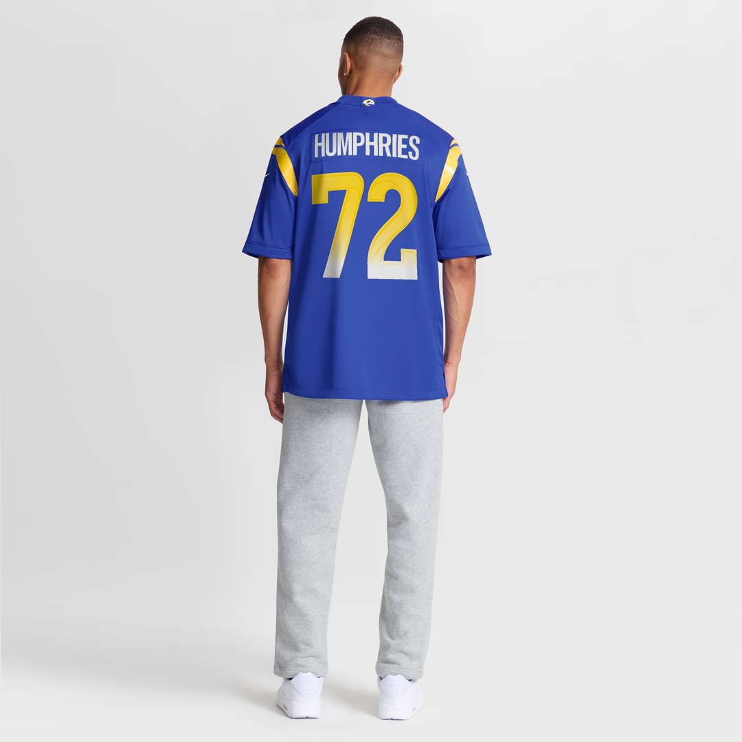 Men's Los Angeles Rams D.J. Humphries Nike  Royal Team Game Jersey