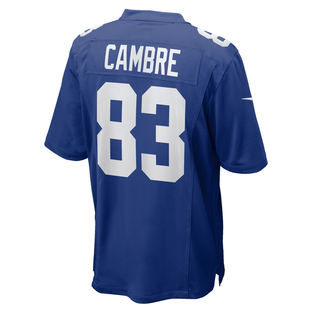 Men's New York Giants Dalen Cambre Nike  Royal Team Game Jersey