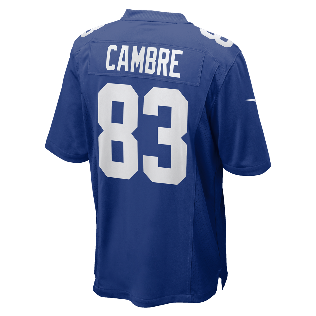 Men's New York Giants Dalen Cambre Nike  Royal Team Game Jersey