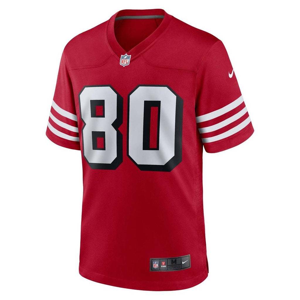 Men's San Francisco 49ers Jerry Rice Nike Scarlet Retired Player Alternate Game Jersey