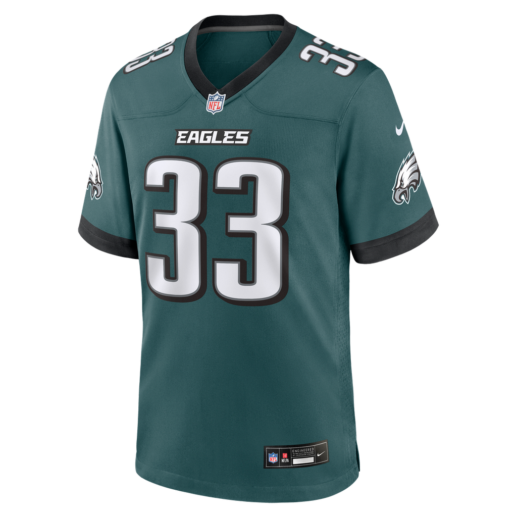 Men's Philadelphia Eagles Cooper DeJean Nike  Black Alternate Game Jersey