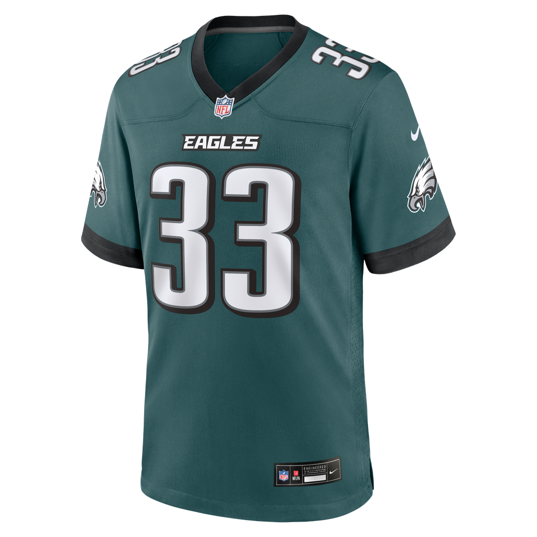 Men's Philadelphia Eagles Cooper DeJean Nike  Black Alternate Game Jersey
