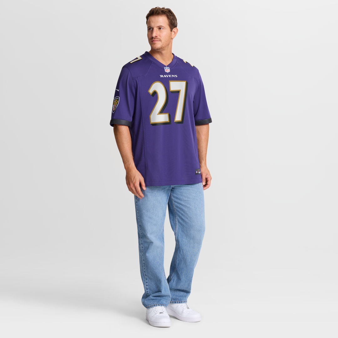 Men's Baltimore Ravens T.J. Tampa Nike  Purple Team Game Jersey